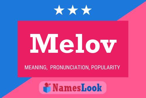 Melov Name Poster