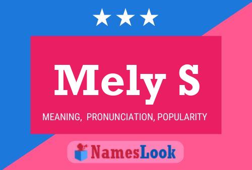 Mely S Name Poster