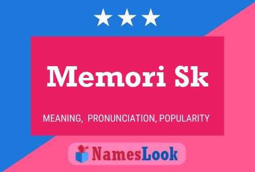 Memori Sk Name Poster