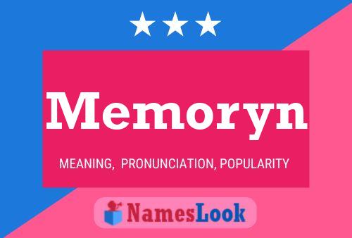 Memoryn Name Poster