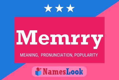 Memrry Name Poster