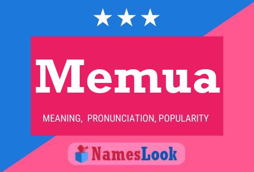 Memua Name Poster