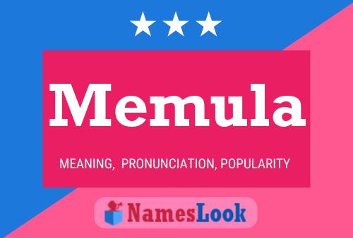 Memula Name Poster