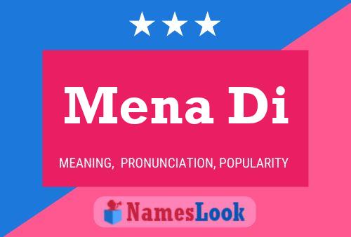 Mena Di Name Poster