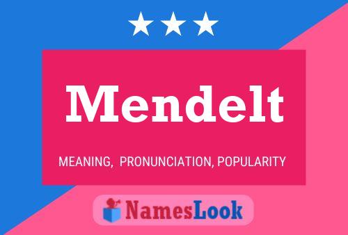 Mendelt Name Poster