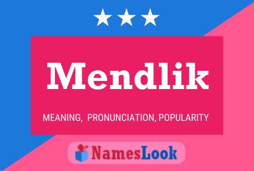 Mendlik Name Poster