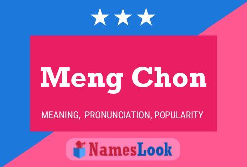 Meng Chon Name Poster