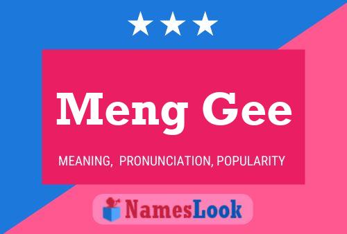 Meng Gee Name Poster