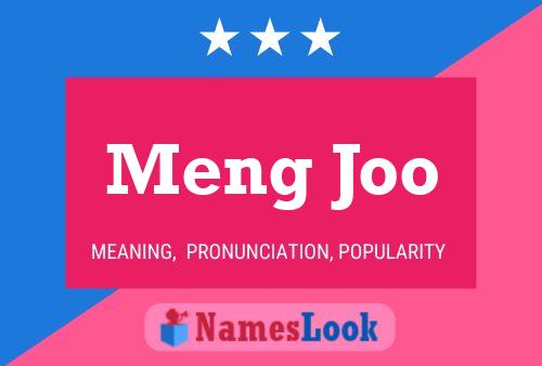 Meng Joo Name Poster