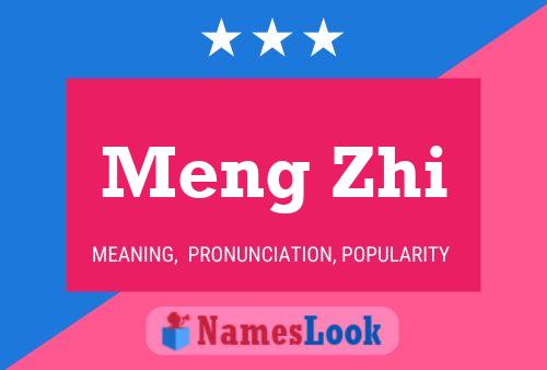 Meng Zhi Name Poster