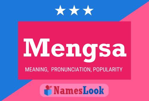 Mengsa Name Poster