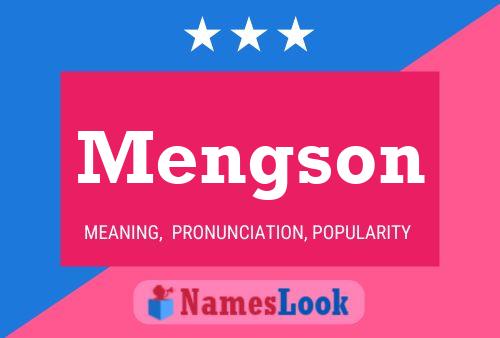 Mengson Name Poster