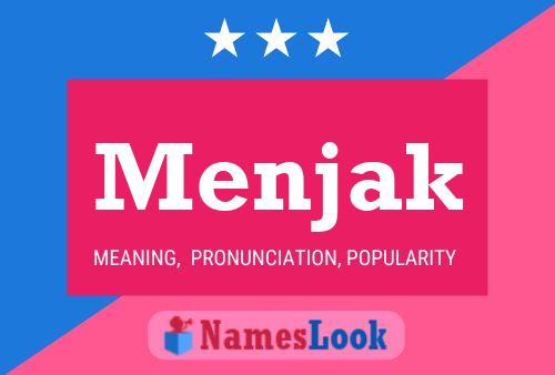 Menjak Name Poster