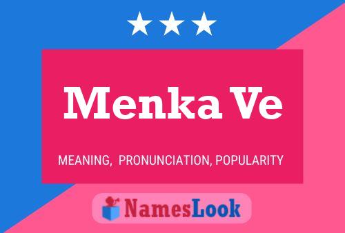 Menka Ve Name Poster