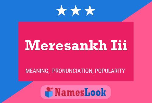 Meresankh Iii Name Poster