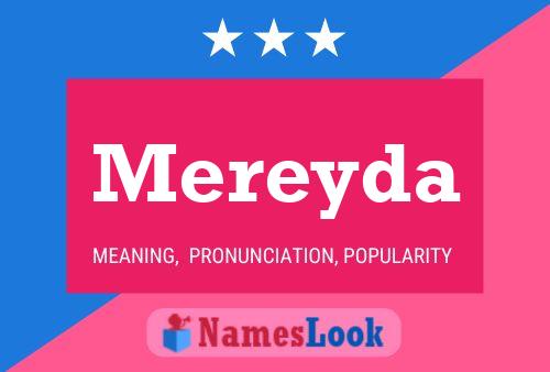 Mereyda Name Poster