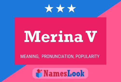 Merina V Name Poster