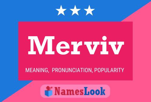 Merviv Name Poster