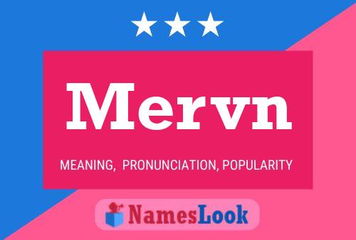 Mervn Name Poster