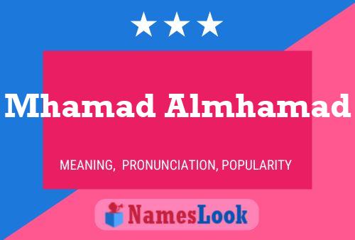 Mhamad Almhamad Name Poster