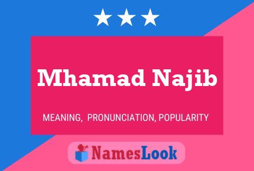 Mhamad Najib Name Poster