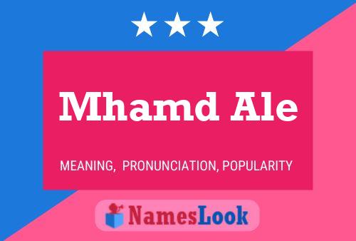 Mhamd Ale Name Poster