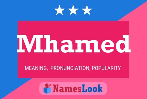 Mhamed Name Poster