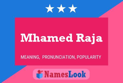 Mhamed Raja Name Poster