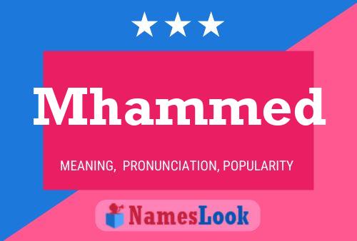 Mhammed Name Poster