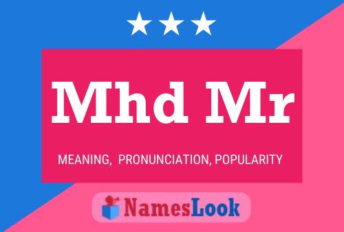 Mhd Mr Name Poster