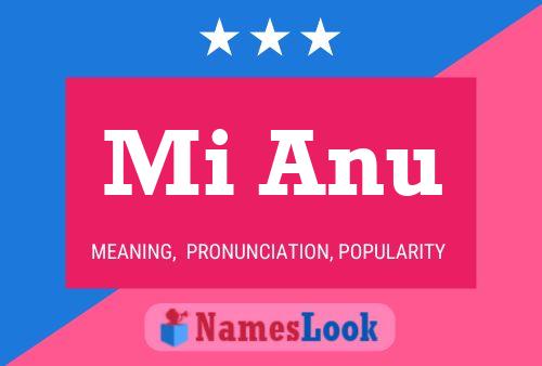 Mi Anu Name Poster