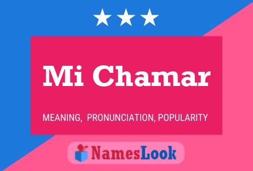 Mi Chamar Name Poster