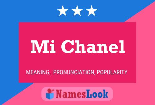 Mi Chanel Name Poster