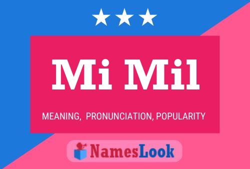 Mi Mil Name Poster