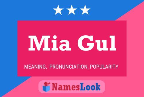 Mia Gul Name Poster