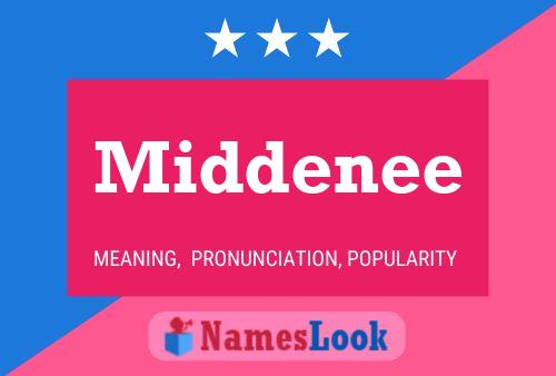 Middenee Name Poster