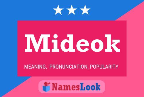 Mideok Name Poster