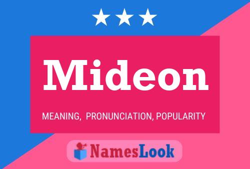 Mideon Name Poster