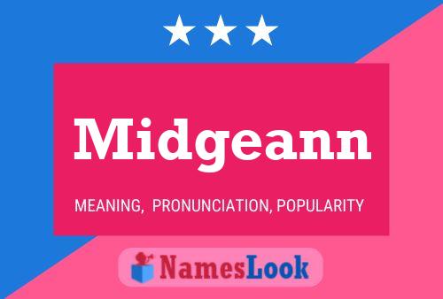 Midgeann Name Poster