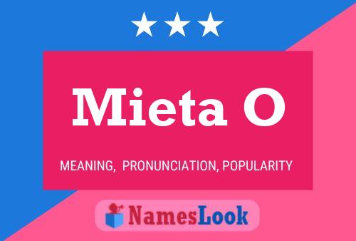 Mieta O Name Poster