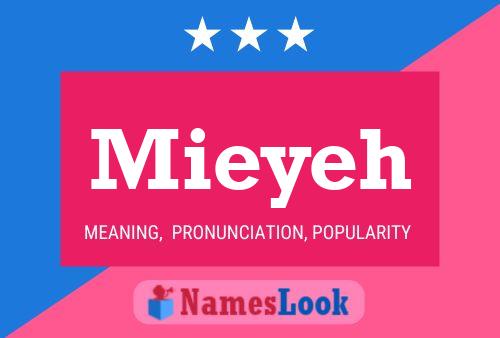 Mieyeh Name Poster