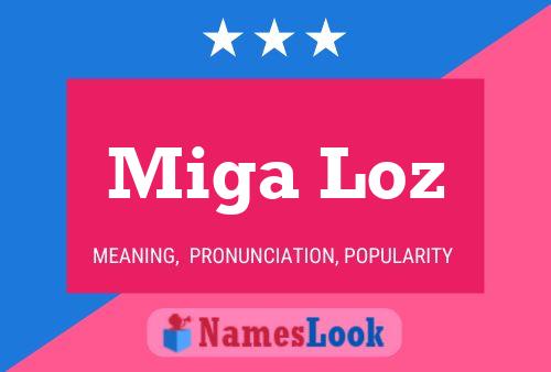 Miga Loz Name Poster