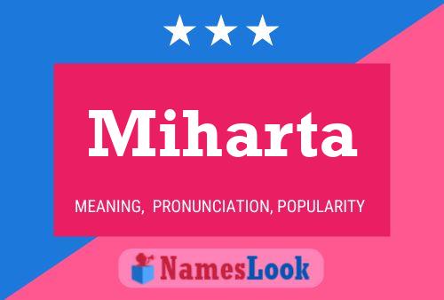 Miharta Name Poster