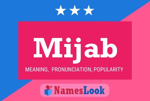 Mijab Name Poster