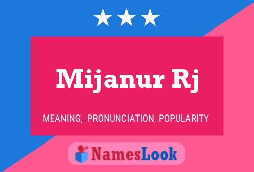 Mijanur Rj Name Poster