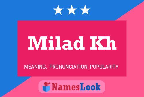 Milad Kh Name Poster