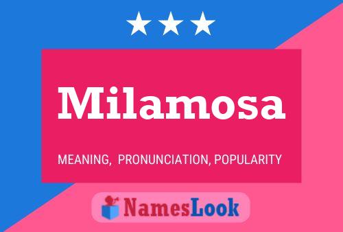 Milamosa Name Poster