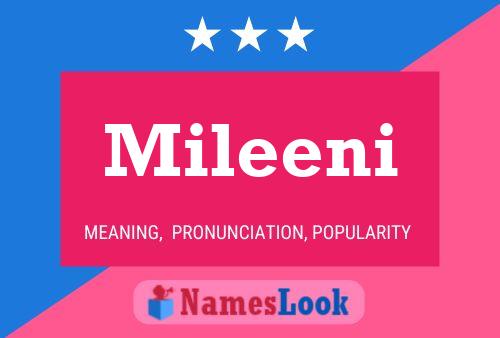 Mileeni Name Poster