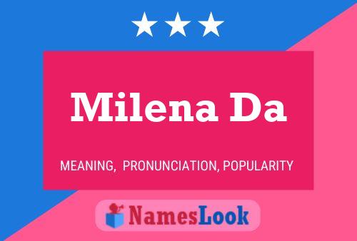 Milena Da Name Poster