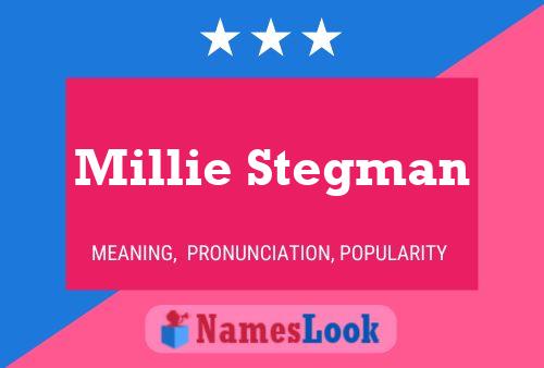 Millie Stegman Name Poster